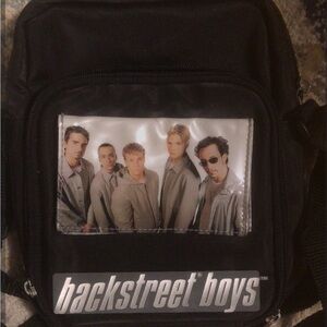 Black Backpack Backstreet Boys CD/ bag